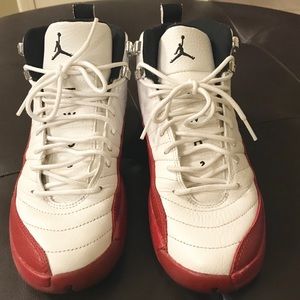 Nike Jordan 12s Red and White CLASSIC ❤️